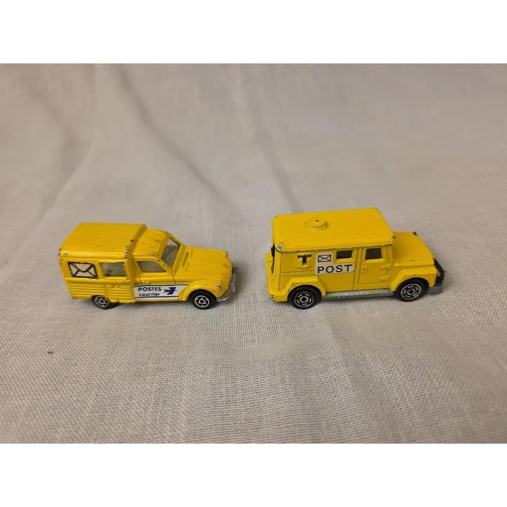 majorette 1/64 diecast cars vintage Post Courrier Cars